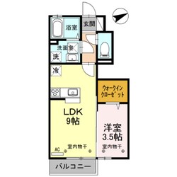 D-room横田の物件間取画像